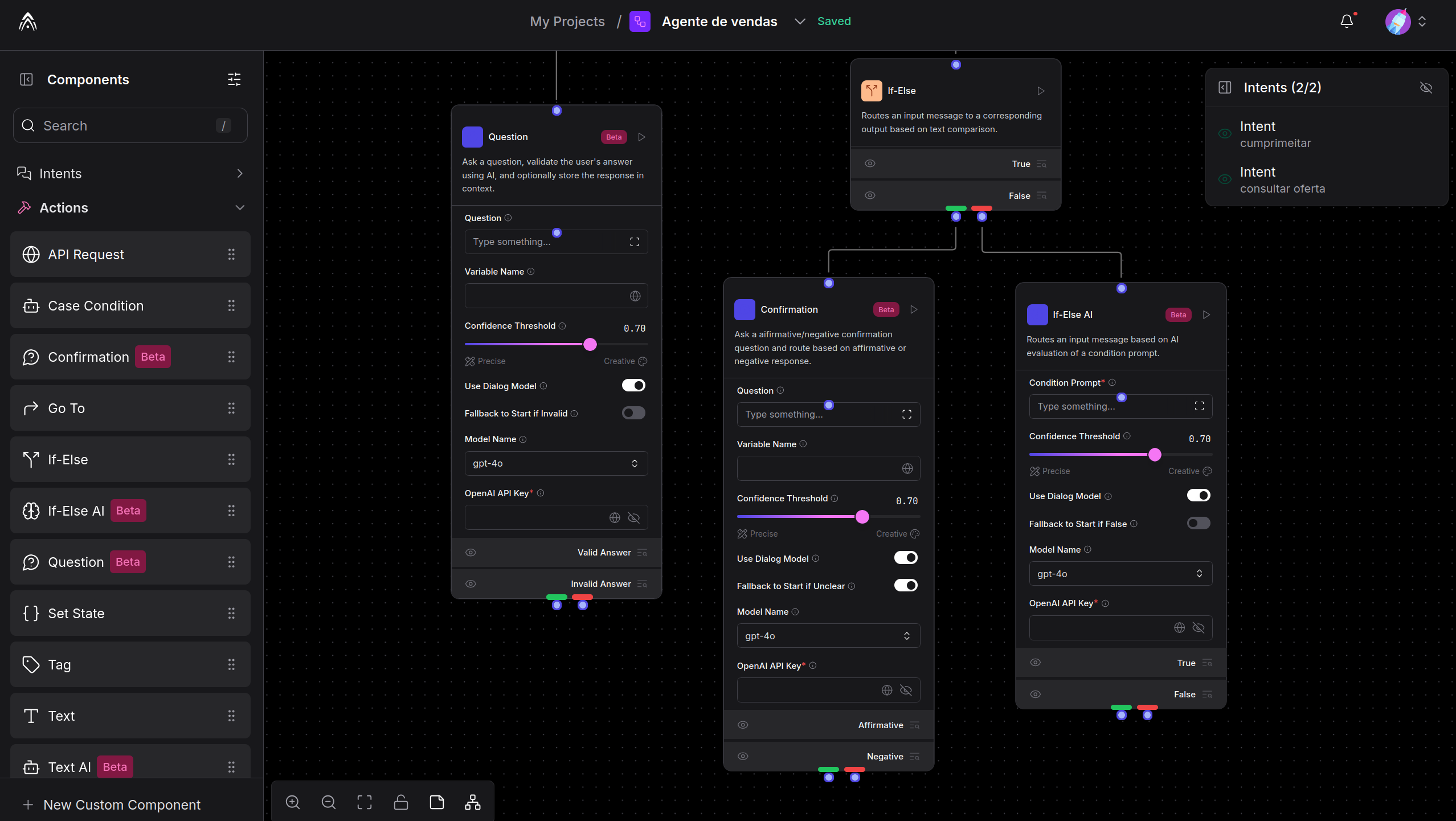 Flow Builder - Tree Decision Dialog